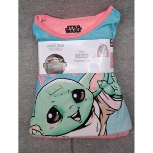 Star Wars  Pajamas SET Girls Size  6/6X Long Sleeve Top & Pants Sleep 2PC